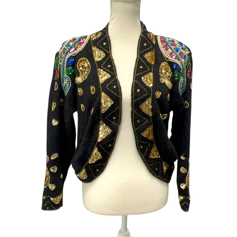Christina sequin cardigan